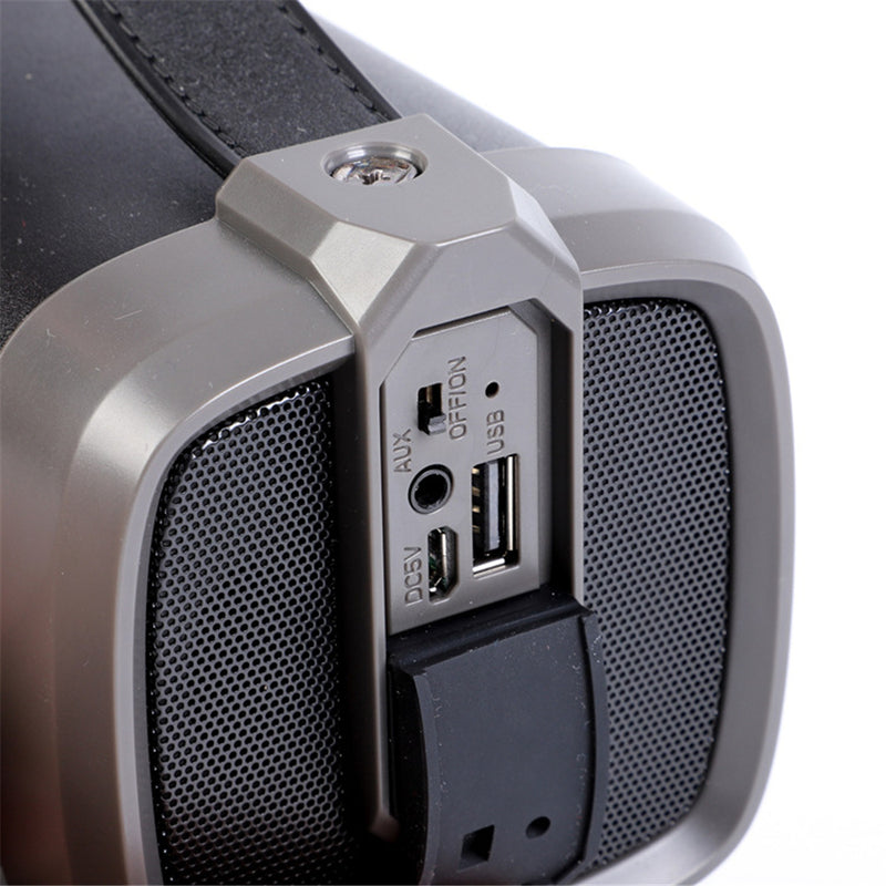 CIGII F52 1500mAh Wireless Portable bluetooth Speaker Subwoofer Surround Support 3.5mm AUX TF Card FM Radio With Mic