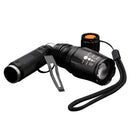 1400LM Elfeland Tactical Zoomable 5Mode T6 LED Torch Flashlight +18650 Battery