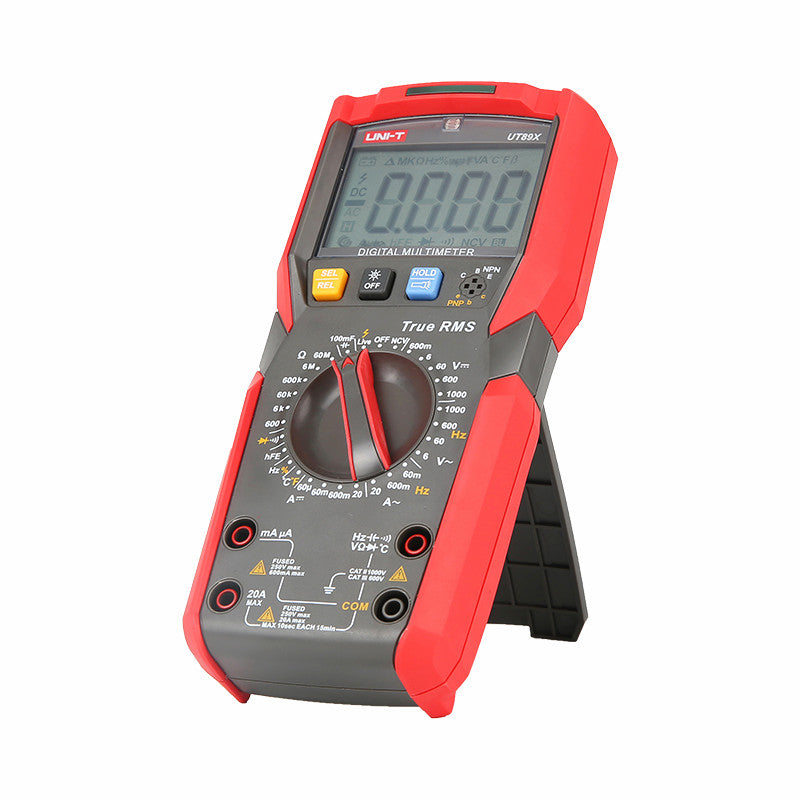 UNI-T UT89X/UT89XD 6000 Count Digital Multimeter True RMS Automatic Backlight Multimeter NCV/Condensator/Triode/Temperatuur Tester