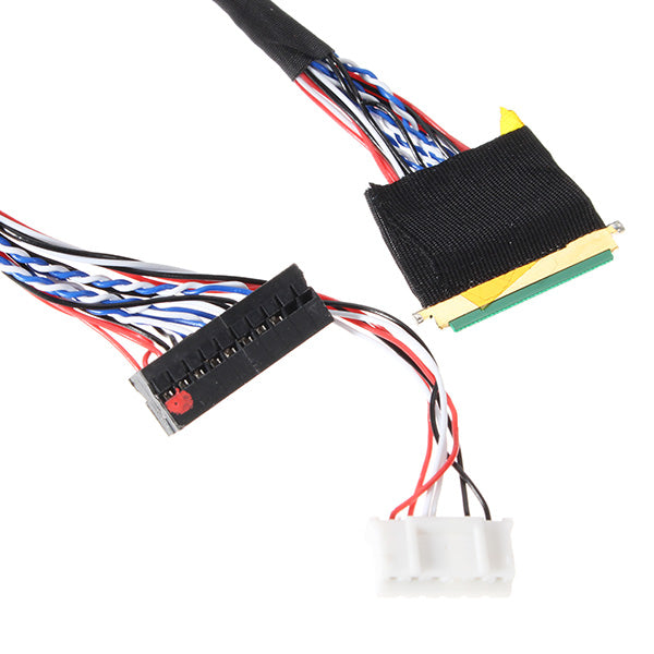 3Pcs 40 Pin 1 Channel 6 Bit LED LCD LVDS Screen Cable For Display