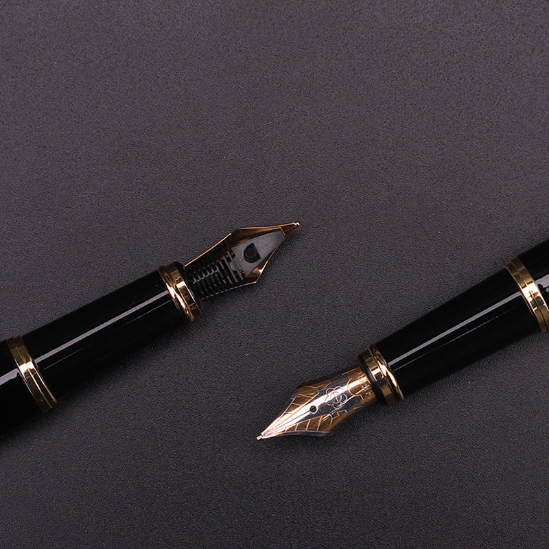 Hero 1502 Luxurious Business Fountain Pen 0.5mm Nib Metal Writing Signing Pen Office School Stationery Supplies Gifts for Friends Families