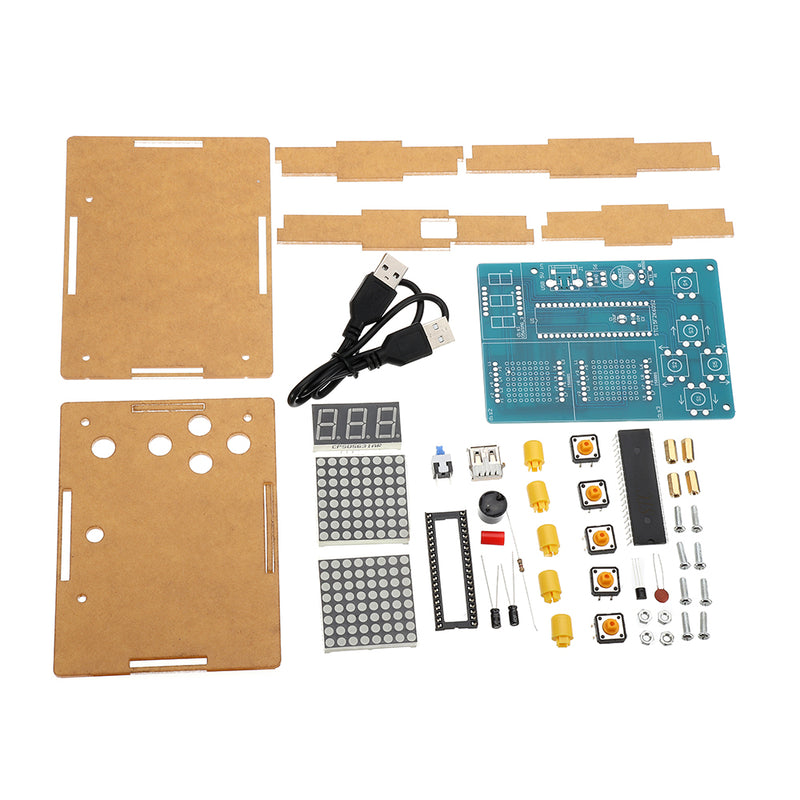 51  Chip Game Console Electronic Production DIY Kit Play Game Design Board Module