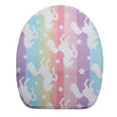 3Pcs /Set Washable Anti-Slip Bathroom Mats Set Shower Floor Toilet Rug Carpet Unicorn