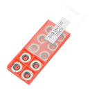 10pcs Round Carbide Inserts Cutter 16mm Diameter for Wood Turning