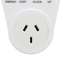 Smart Socket Large Screen Power Monitor Socket AU Plug Record Cumulative Kilowatt-hour Time and Electricity Expenses.