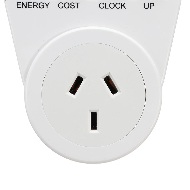 Smart Socket Large Screen Power Monitor Socket AU Plug Record Cumulative Kilowatt-hour Time and Electricity Expenses.