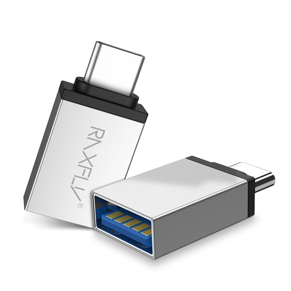 RAXFLY Type C To USB 3.0 OTG Adapter Converter For Oneplus 5T Xiaomi Mix 2 Mi A1 HUAWEI Mate 10 S9+