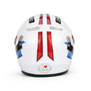 BYB Motorcycle Full Face Helmet HD Anti-fog Lens Breathable Unisex Universal With Neck Protection