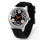 GT 005 Silica Gel Watch Band Car Racing Style Fashion Casual Sport Men Quartz Wrist Watch