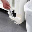 Plastic Trash Can Toilet Cleaning Brushes Thin Waste Bin Dustbin Garbage for Bathroom