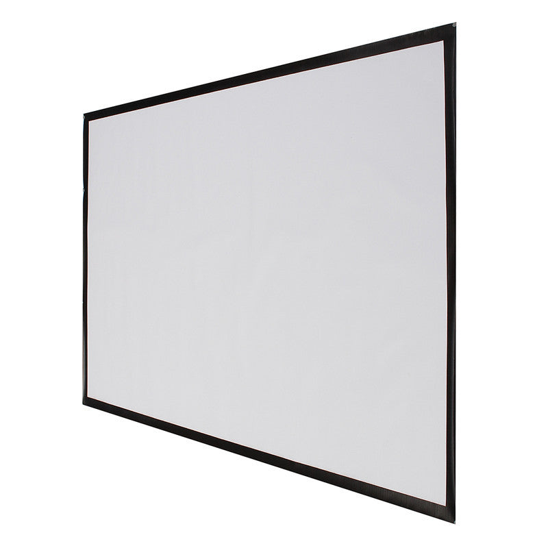 84 Inch Projector Screen 16:9 186cm X 105cm Projector Accessories Fabric Material Matte White