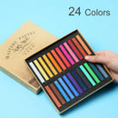 Marie's F2012 Color Chalk Painting Crayon Soft Dry Pastel Dye Hair 12/24/36/48 Colors/Set Art Drawing Set Office School Students Art Supplies