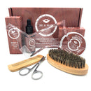 6Pcs Beard Care Comb Beard Balm Beard Oil Brush Grooming Styling Tools Kit