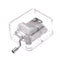 Mrosaa Hand-cranking Mini Transparent Acrylic Music Box Birthday Gift