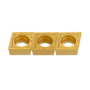 Machifit 10pcs CCMT09T302/04/08-HMP NC3020 Carbide Insert SCLCR Turning Tool Cutter for Ceramic Metal