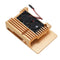 Golden Metal Alloy Aluminum Case Enclosure with Cooling Fan for Raspberry Pi 3B+