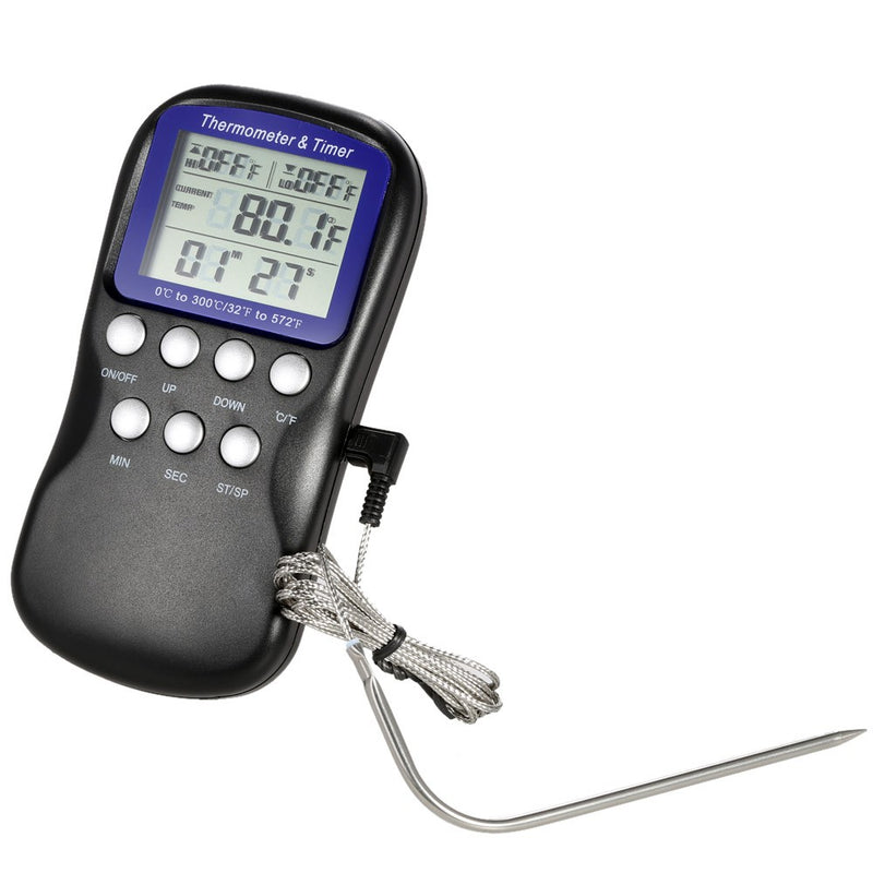 TS-BN55 Digital Display  0+300 Electronic Thermometer With Alarm Function