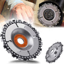 4 Inch Grinder Disc with Chain 22 Tooth Fine Cut Chain Wood Carving Disc