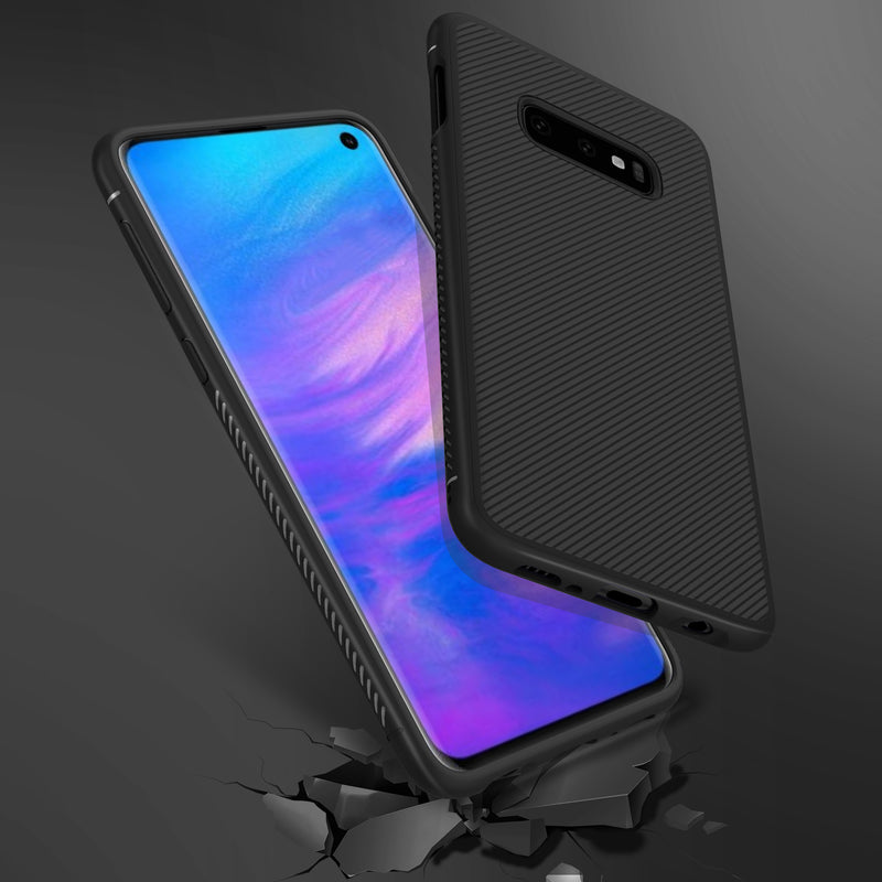 Bakeey Carbon Fiber Protective Case For Samsung Galaxy S10e Shockproof Soft TPU Back Cover