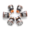 22mm 12V 24V 15A 3000W Metal Latching Switch Angel Halo LED Illuminated Power Switch