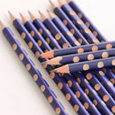 Lyra 1760102 12 Pcs/Set Wooden Sketch Pencils Groove Slim Hole Correction Writing Posture Grip Position Painting Drawing Pencil HB 2B 2H