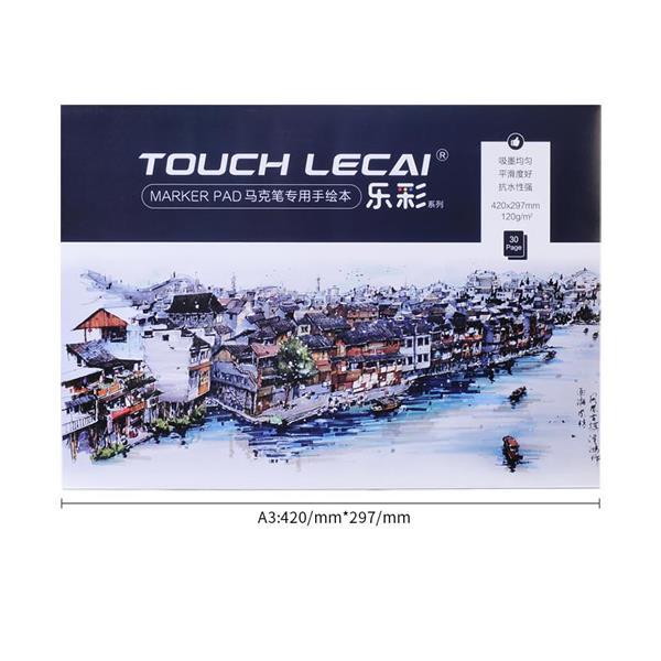 Touchlecai Marker  Painting Paper Design Special A3/A4 Markbook Special Paper Art
