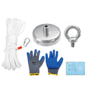 60mm Powerful Magnet Metal Detector Salvage Tool Recovery Sea 130KG + Gloves