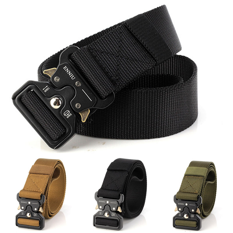 Survival Military Nylon Belts For Men Tactical Belt Waist Belt Strap Military Emergency EDC Gadget