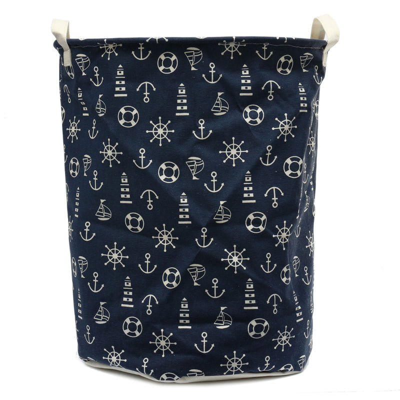 Linen Laundry Hamper Bag Washing Basket Clothes Storage Pouch Collection