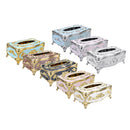 Elegant Tissue Box for Paper Towel Gold Silver Storage Boxes Container Napkins Holder Case Organizer