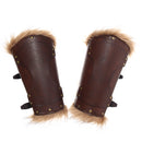 Leather Adjustable Arm Support Tactical Hand Armour Hunting Bracers