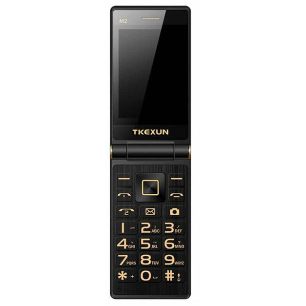 TKEXUN M2 Flip Phone 2800mAh 3.0 inch Touch Screen Blutooth FM Dual Sim Card Flip Feature Phone