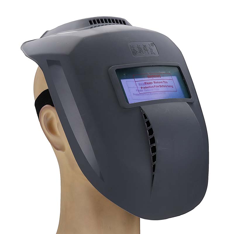 Solar Energy Automatic Dimming Welding Mask TIG Spot Welding Helmet with PC Lens Adjustment Headband