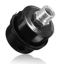 MPT1/2Inch 20mm Thread Dia Black Metal Air Compressor Intake Filter Noise Muffler Silencer
