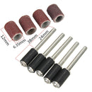 92pcs 1/4 Inch Sanding Bands Drums Sleeves 60 120 240 320 Grit with 5 Mandrel