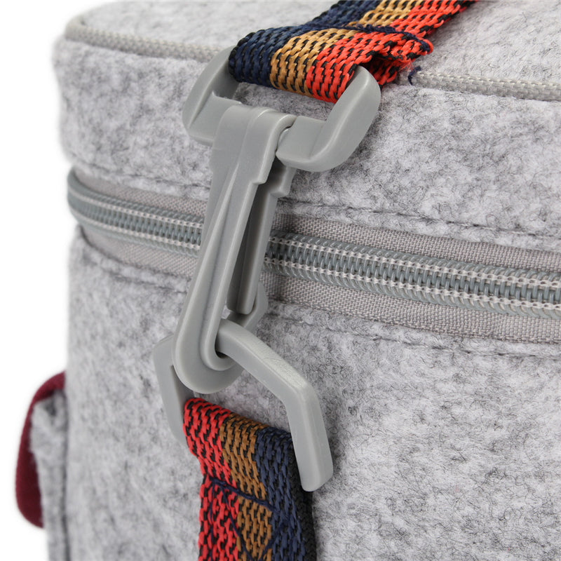 Insulated Thermal Cooler Lunch Storage Box Bag Tote Shoulder Strap Carry Picnic