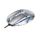 Newmen M312 2400DPI USB Wired Metal Scroll Wheel Backlit Optical Gaming Mouse