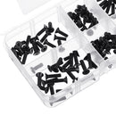 120Pcs M3 Carbon Steel DIN7991 Flat Head Screw Countersunk Hex Socket Cap Bolt for RC Model