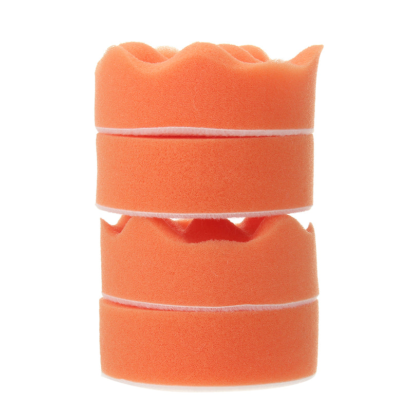 7pcs Buffing Sponge Polishing Pad Waxing Buffing Pad Drill Woolen Sponge Wheel