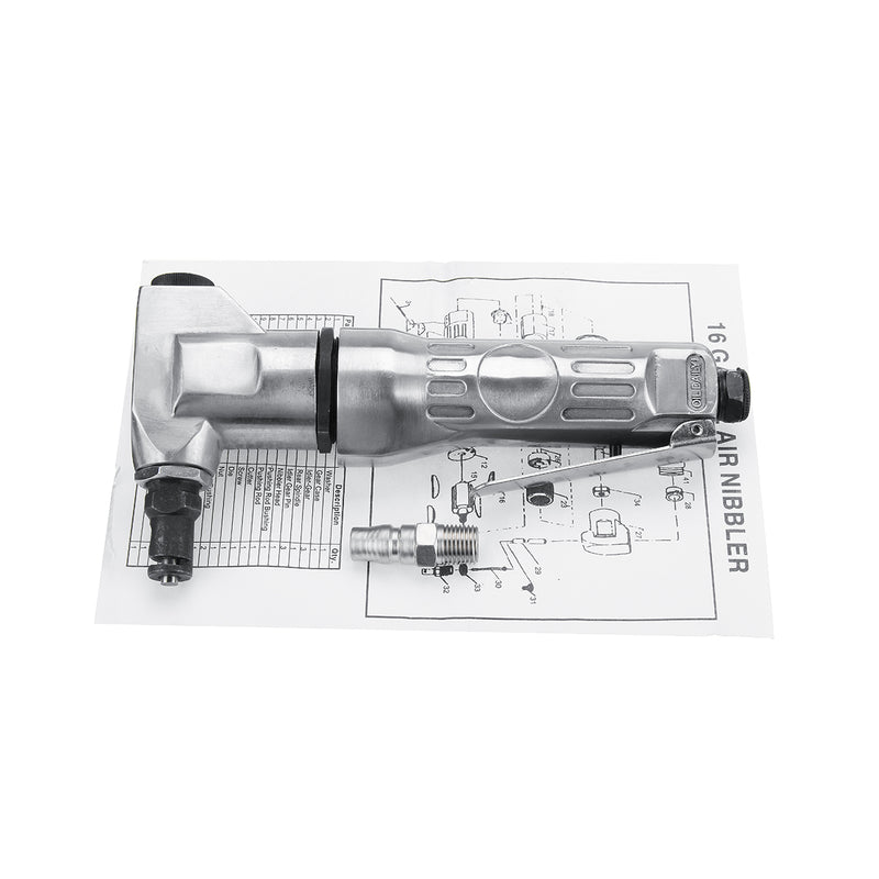 2800 SPM Air Powered Nibbler Tool Cutting Punch Shear 18 Gauge Metal Steel Sheet Cutter