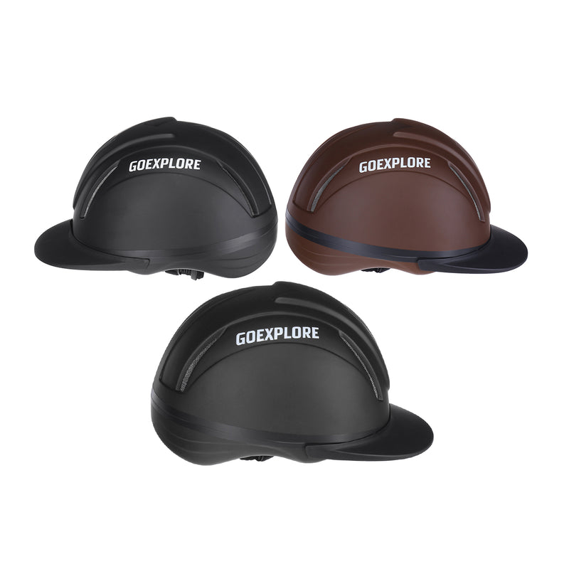 Horse Riding Hat Helmet Cap Adjustable Breathable Safety Head Protector Adult