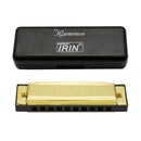 IRIN 10 Hole 20 Tones C Key Blues Harmonica Musical Instrument