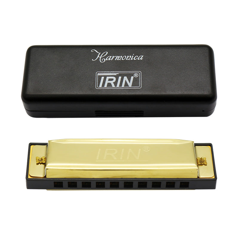 IRIN 10 Hole 20 Tones C Key Blues Harmonica Musical Instrument