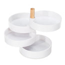 4 Layers 360 Rotating Jewelry Earrings Bracelet Storage Box Organizer Earring Holder