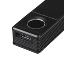 Portable USB Rechargeable Electronic Lock Anti-Theft Security Fingerprint Lock Luggage Lock Smart Waterproof Suitcase Padlock Fast Recognition