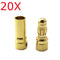20 Pair 4mm Gold Bullet Connector Banana Plug For ESC Battery Motor