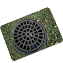 KCASA KC-M3 40x60cm Creative Entrance Door Mats 3D Trap Printed & Football Field Non-slip Carpet