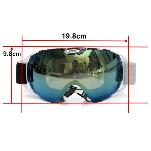 Anti Fog UV Dual Lens Outdooors Snow Snowboard Ski Goggle Motor Bike Helmet Goggles