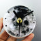 Fashionable Creative Universe Planet Moon Pattern Fridge Magnet Waterproof Sucker Moon Wall Clock