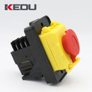 KEDU JD3 230/400V 16/12A 10 Pin Waterproof Electromagnetic Push Button Switch